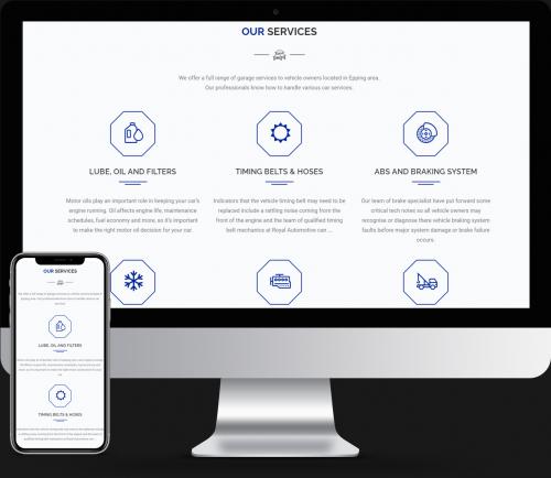 Royal Automotive Company Website
