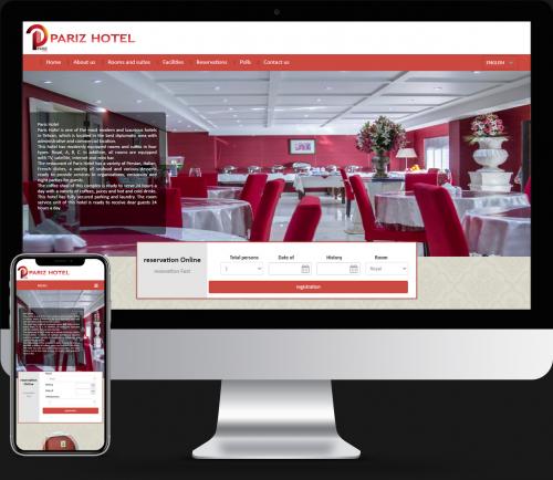Pariz Hotel website