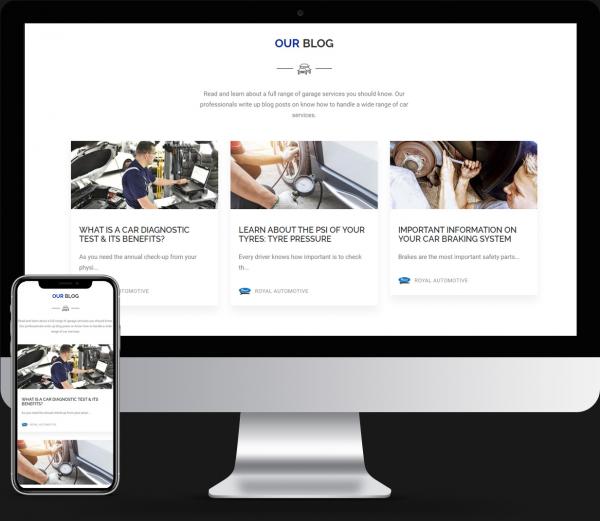 Royal Automotive Company Website